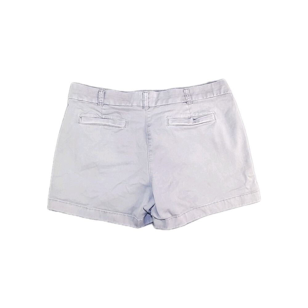 J. Crew Women's Size 12 Stretch Chino Shorts Gray H5806 Beach Resort C28-55 - Picture 8 of 9